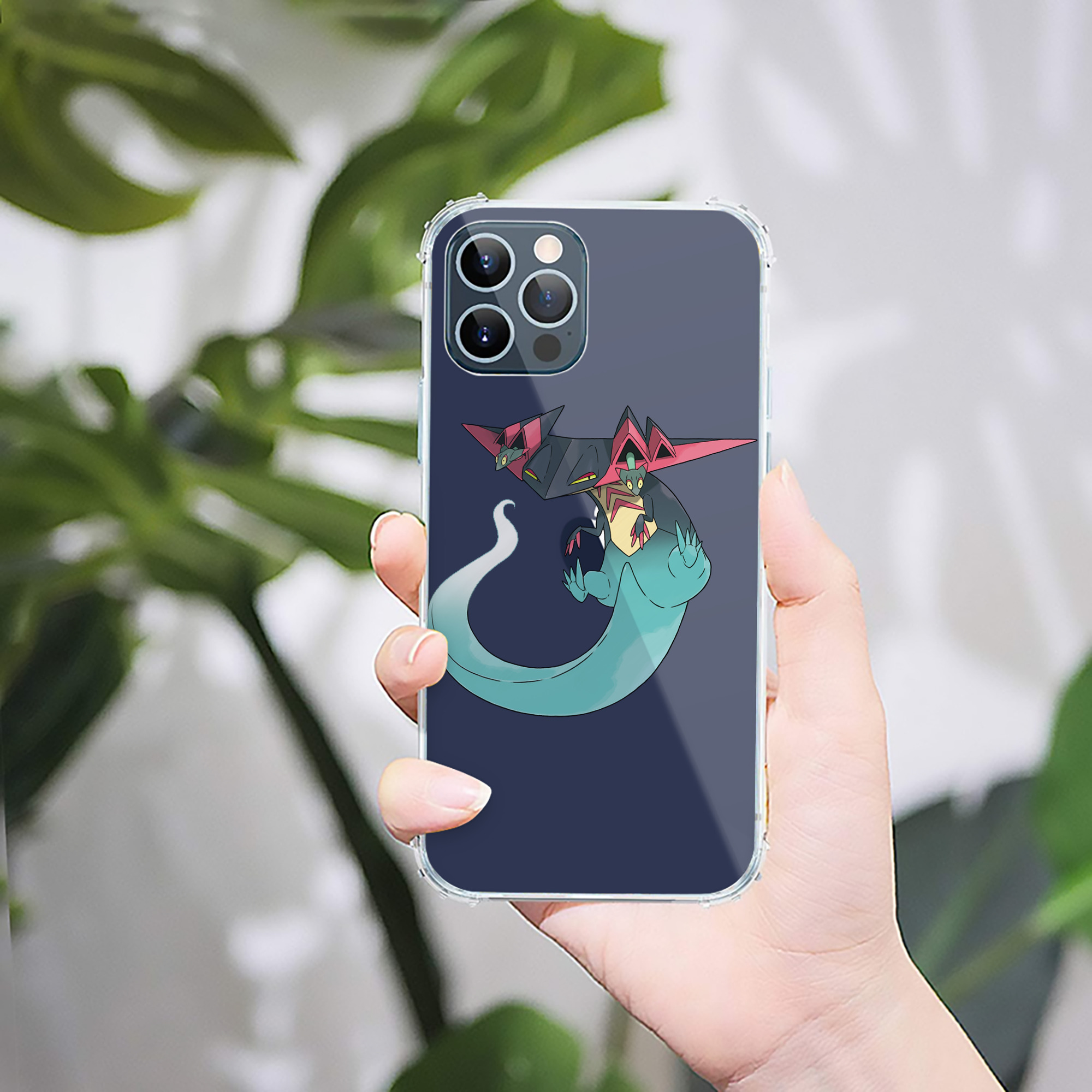 （画像用） ポケットモンスター Pokémon 【iPhone 12シリーズ対応】透明スマホケース（クリアソフトケース）